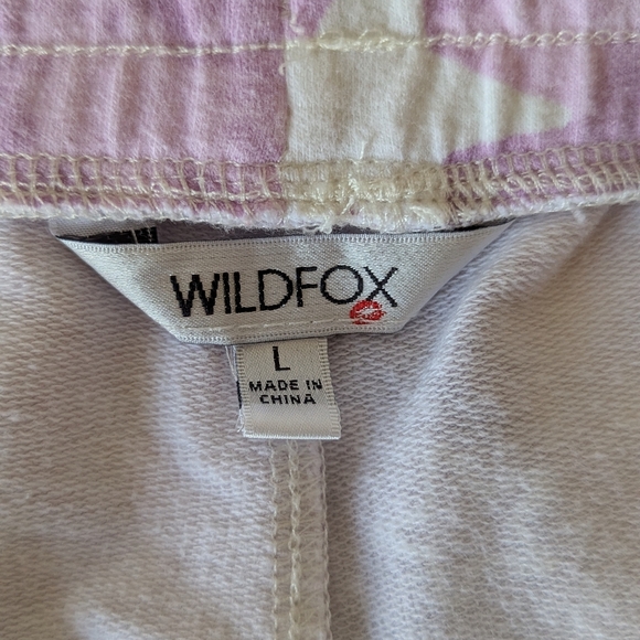 Wildfox tie dye star Purple PJ Set Size Large - Picture 10 of 11